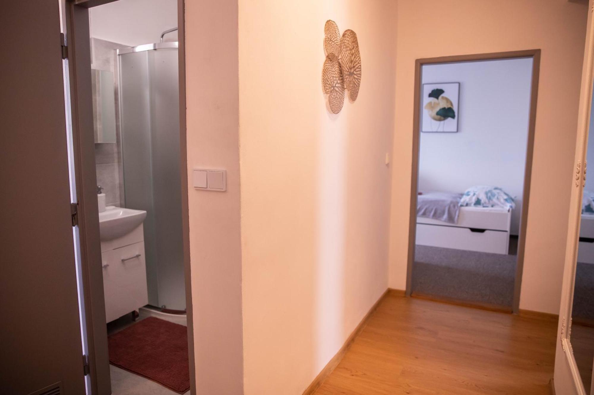 Prostorny Byt V Centru U Reky, 2 Loznice, Balkon Hradec Králové Exteriör bild